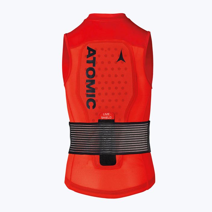 Dětský lyžařský chránič ATOMIC Live Shield Vest JR červený AN5205022 9