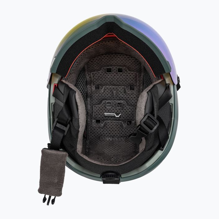 Lyžařská helma ATOMIC Savor Visor Stereo zelená AN5006182 5