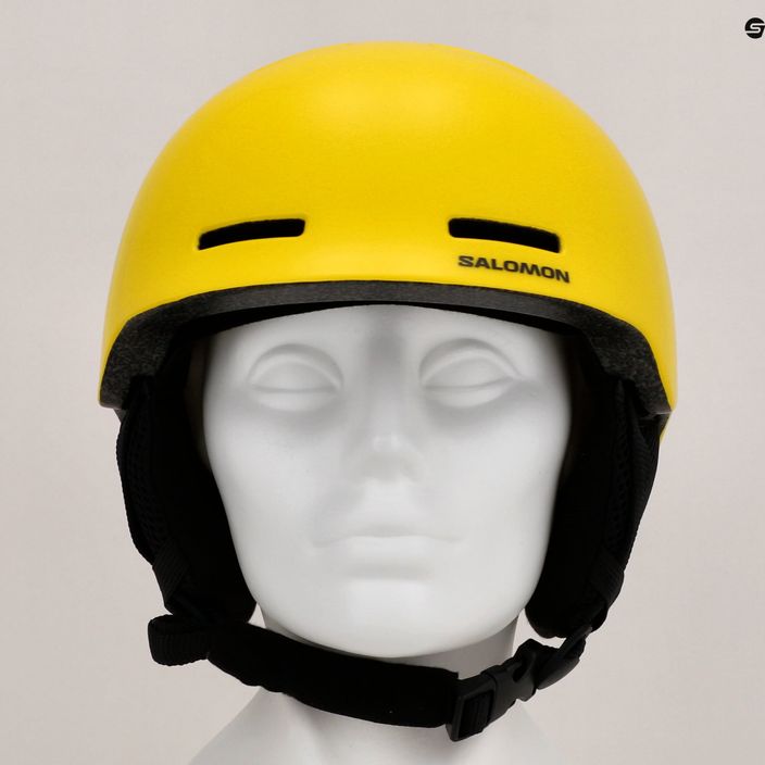 Dětská lyžařská helma Salomon Orka vibrant yellow 12