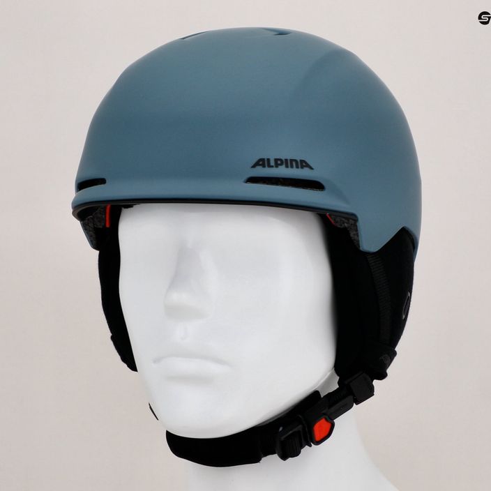Lyžařská helma Alpina Brix dirt/blue matt 10