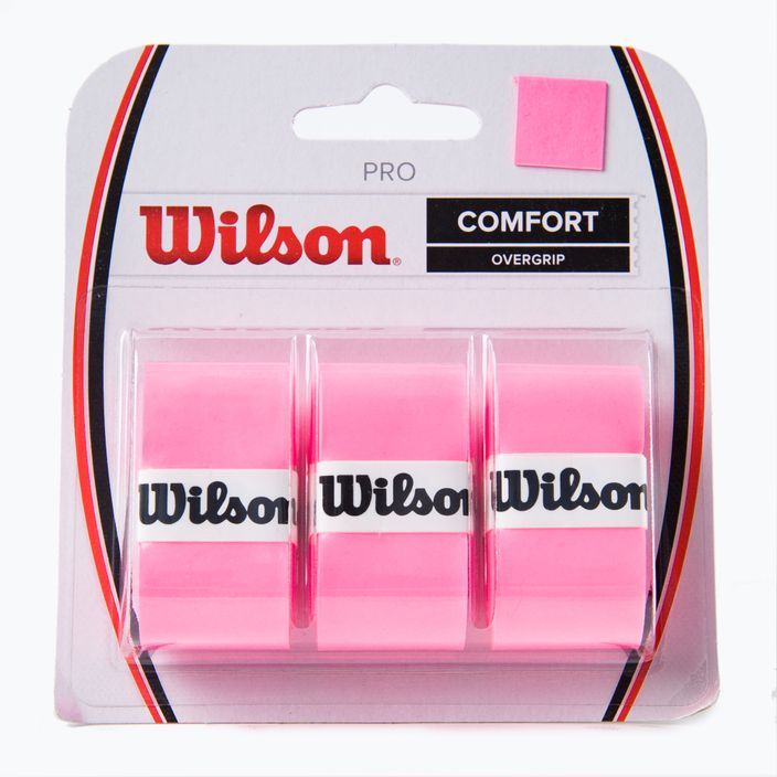 Tenisová rukavice Wilson Pro Comfort Overgrip Pink WRZ4014PK+