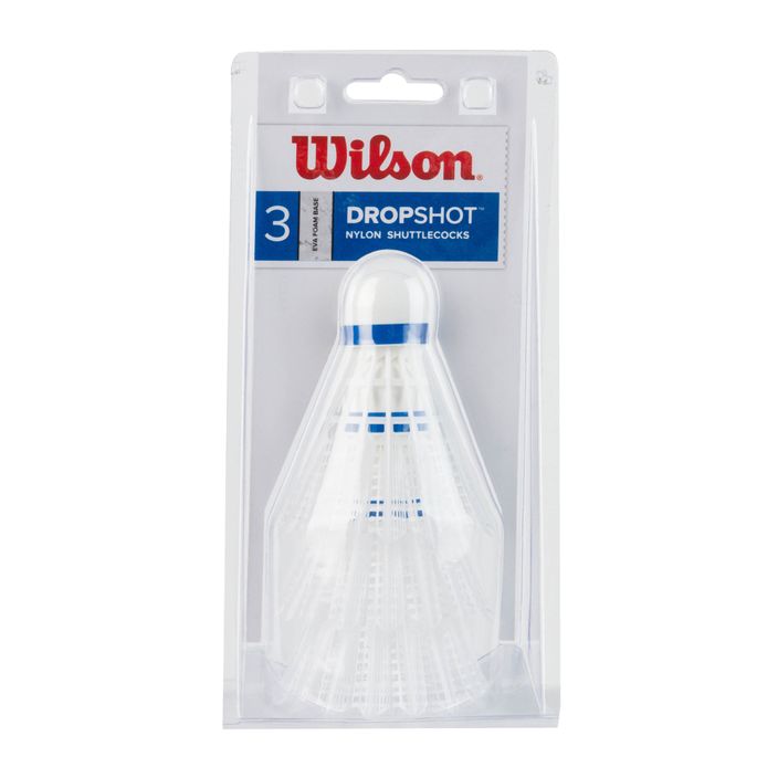 Badmintonové rakety Wilson Dropshot 3 Clamshel bílé WRT6048WH+ 2