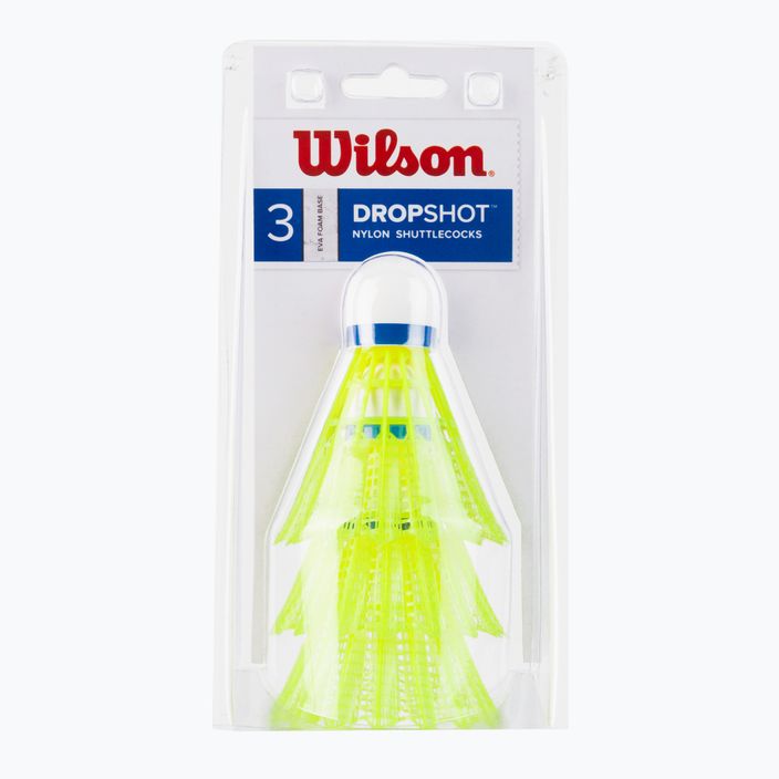 Badmintonové rakety Wilson Dropshot 3 Clamshel žluté WRT6048YE+
