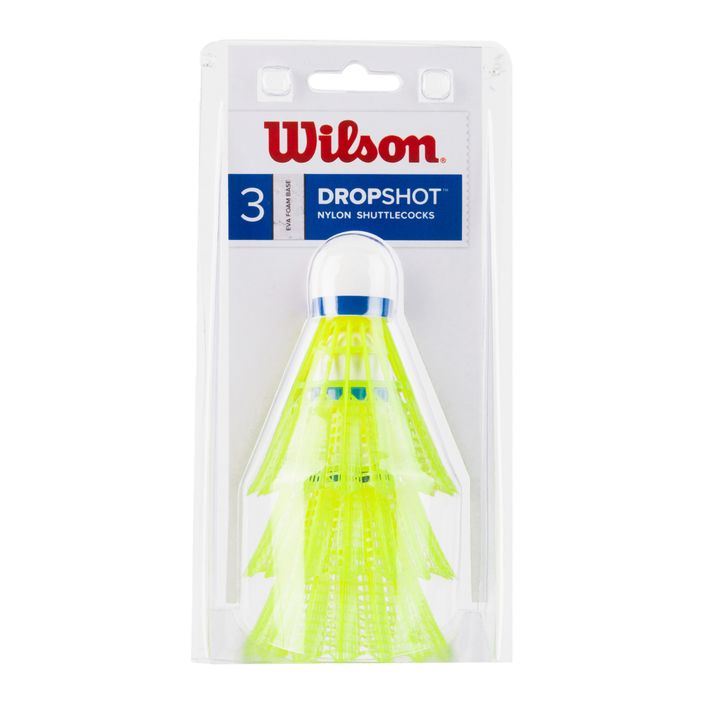 Badmintonové rakety Wilson Dropshot 3 Clamshel žluté WRT6048YE+ 2