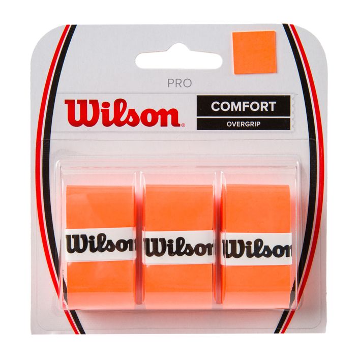 Tenisová podložka Wilson Pro Comfort Overgrip Orange WRZ470820+ 2