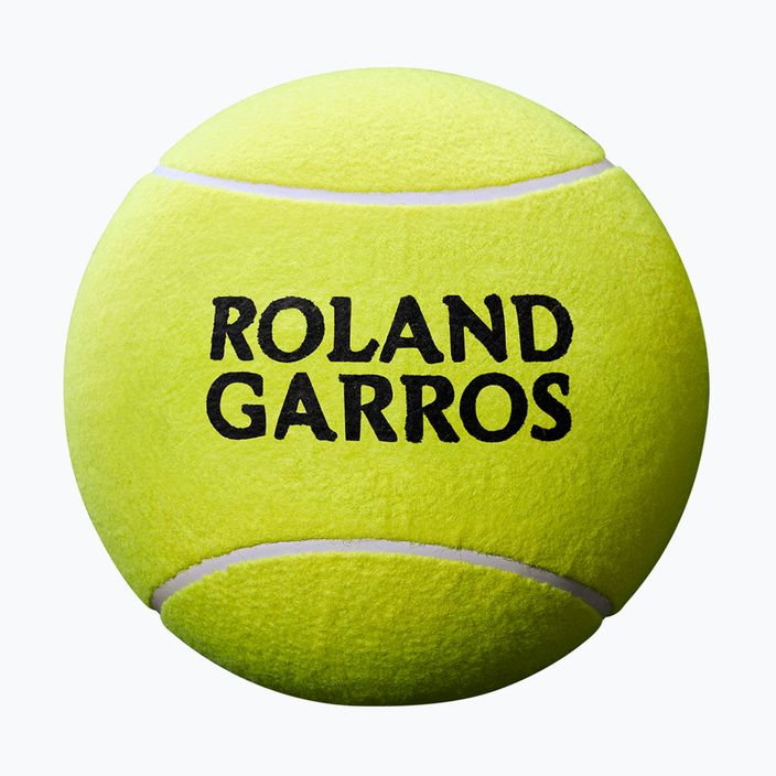 Tenisový míček na podpisy Wilson Roland Garros Mini Jumbo 5" yellow 2