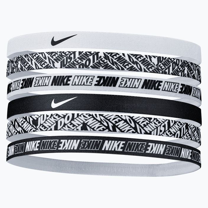 Čelenky Nike s potiskem 6 ks bílé N0002545-176