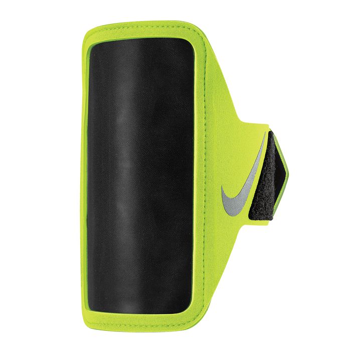 Běžecké pouzdro na telefon Nike Lean Arm Band Regular volt/black/silver 2