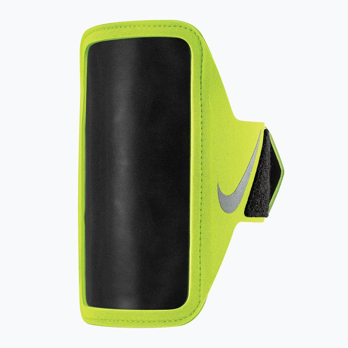 Běžecké pouzdro na telefon Nike Lean Arm Band Plus volt/black/silver 4