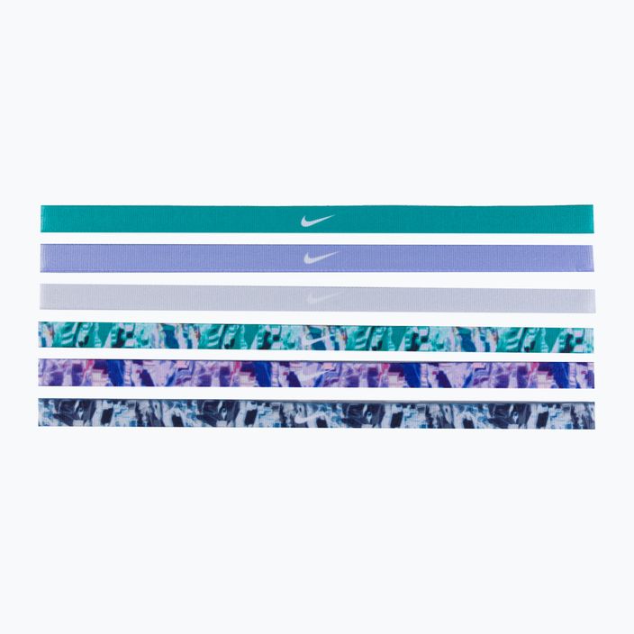 Čelenky Nike s potiskem 6 ks zelené/fialové N0002545-322 2