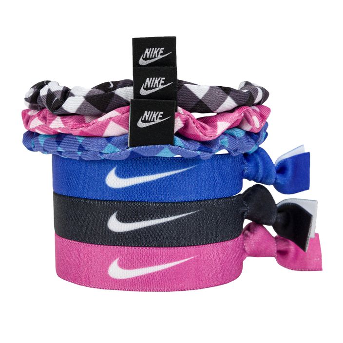 Nike Mixed Hairbands 6 Pk With Pouch barevné gumičky do vlasů 6 ks. N1003666-029 2
