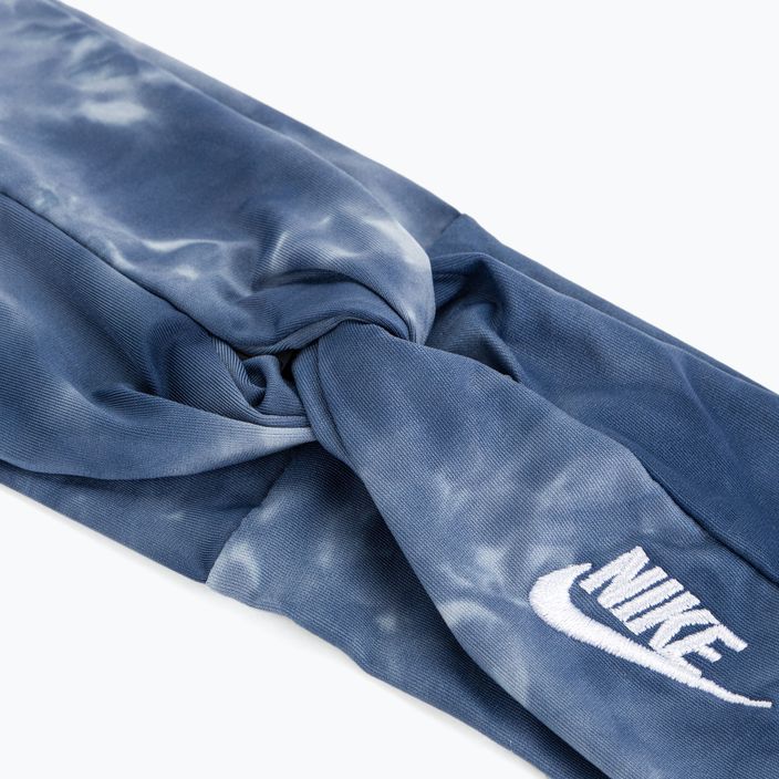 Čelenka Nike Twist Knot Tie Dye modrá N1008232-421 3