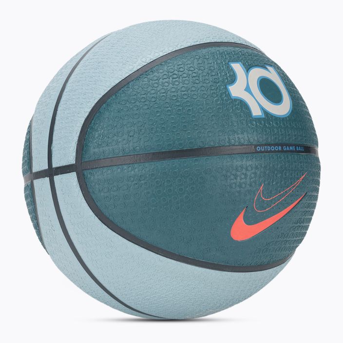 Basketbalový míč Nike Playground 8P 2.0 K Durant Deflated blue velikost 7 2