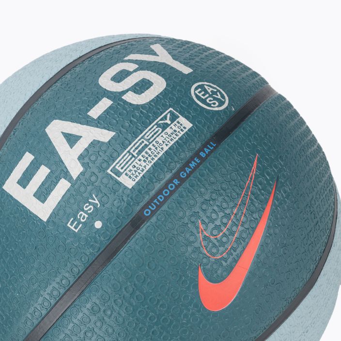 Basketbalový míč Nike Playground 8P 2.0 K Durant Deflated blue velikost 7 3