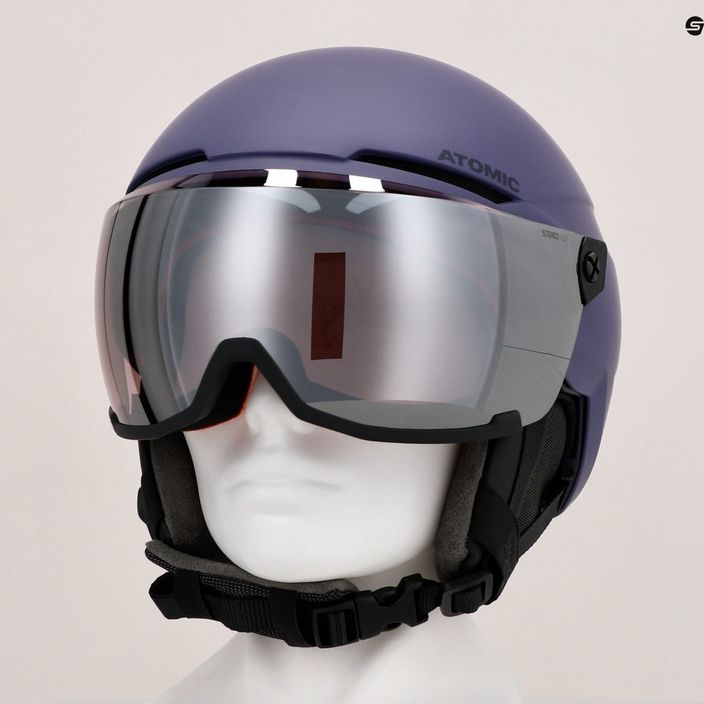 Lyžařská helma Atomic Savor Visor Stereo light purple 11
