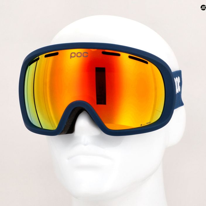 Lyžařské brýle POC Fovea lead blue/partly sunny orange 10