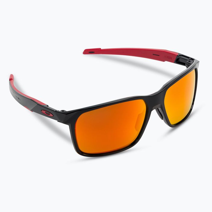 Oakley Portal X polished black/prizm ruby polarizační sluneční brýle