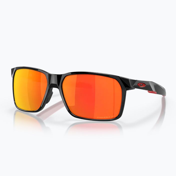 Oakley Portal X polished black/prizm ruby polarizační sluneční brýle 6