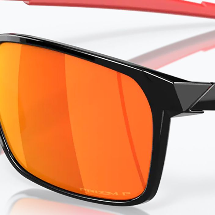Oakley Portal X polished black/prizm ruby polarizační sluneční brýle 11