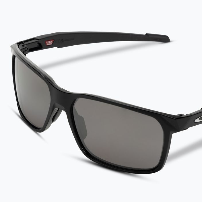 Oakley Portal X polished black/prizm black polarizační sluneční brýle 5