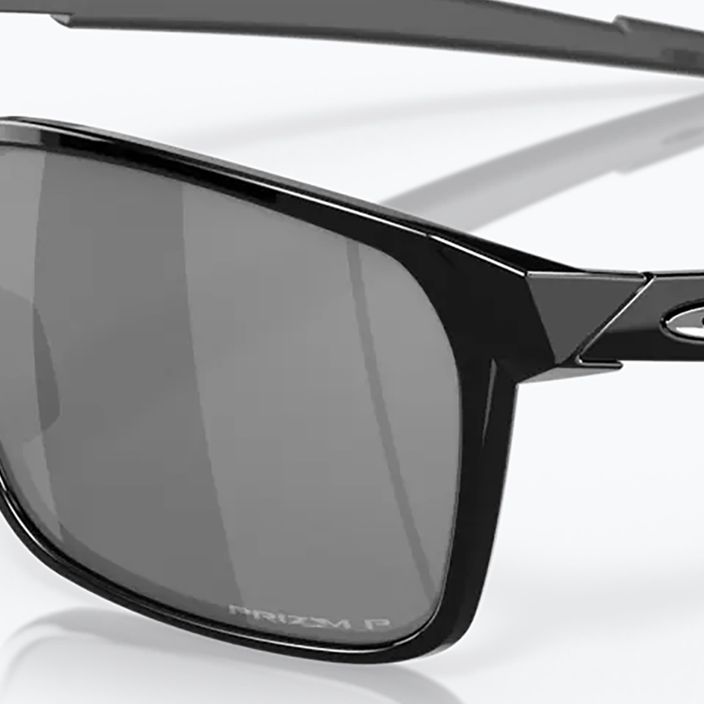 Oakley Portal X polished black/prizm black polarizační sluneční brýle 11