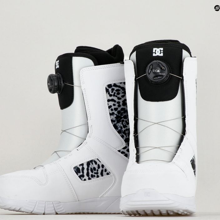 Dámské boty na snowboard DC Phase Boa white/black print 9