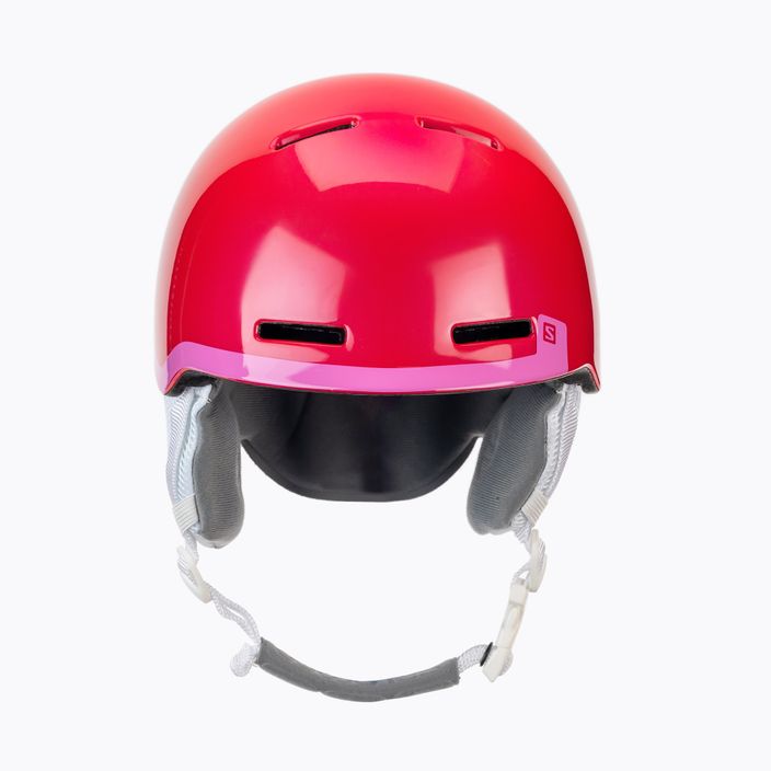 Dětská lyžařská helma Salomon Grom růžová L39914900 2