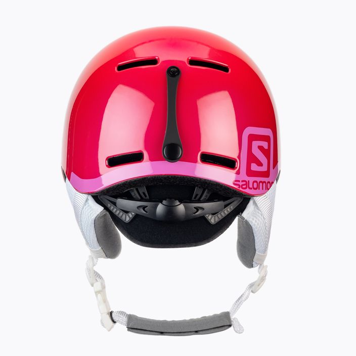 Dětská lyžařská helma Salomon Grom růžová L39914900 3
