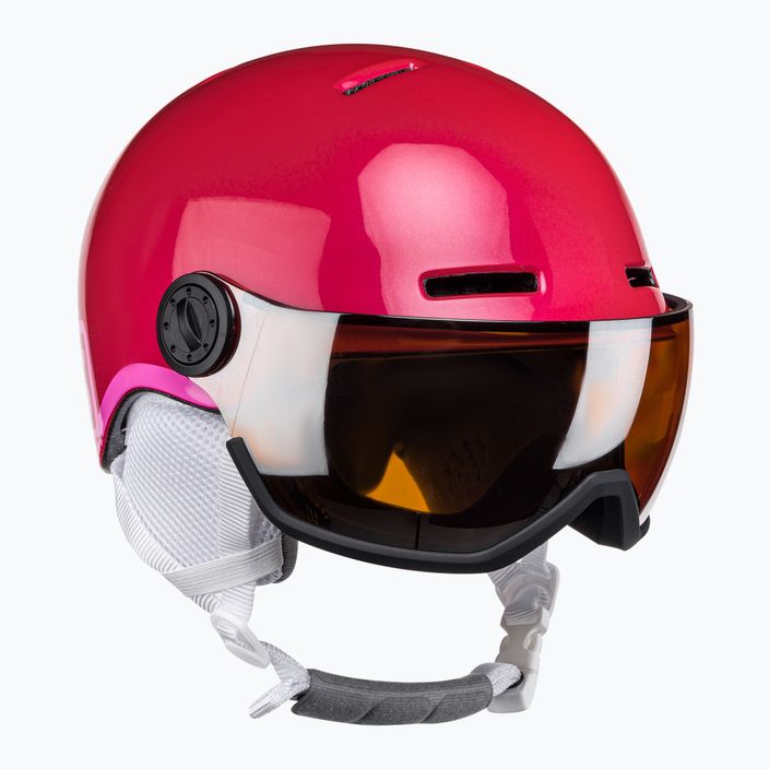 Salomon Grom Visor S2 dětská lyžařská helma růžová L39916200