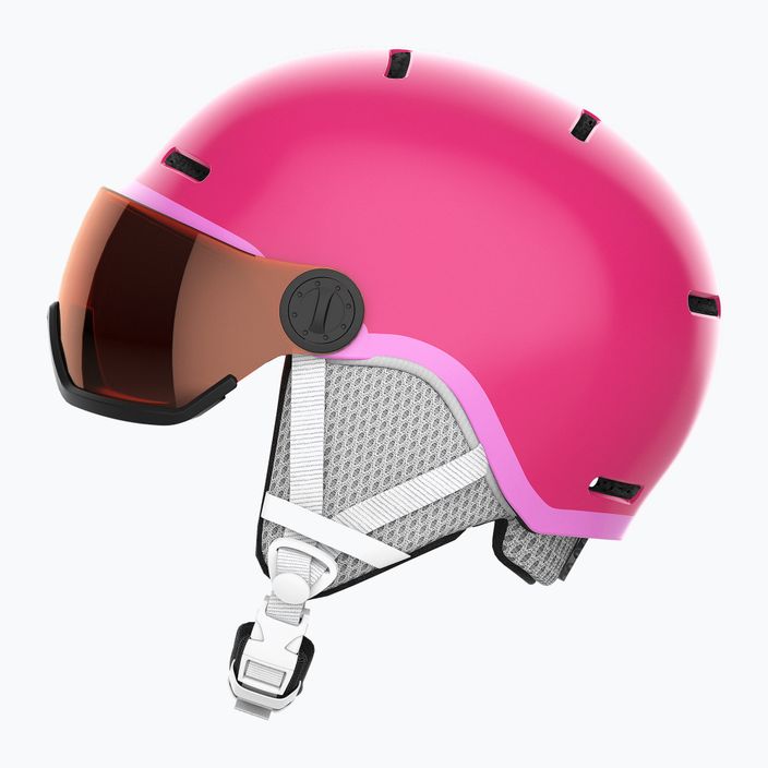 Salomon Grom Visor S2 dětská lyžařská helma růžová L39916200 9
