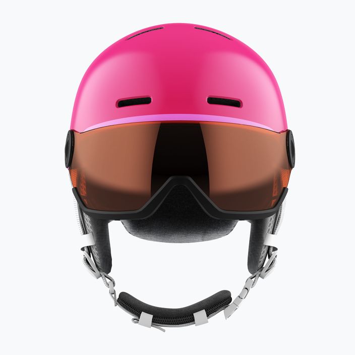 Salomon Grom Visor S2 dětská lyžařská helma růžová L39916200 10