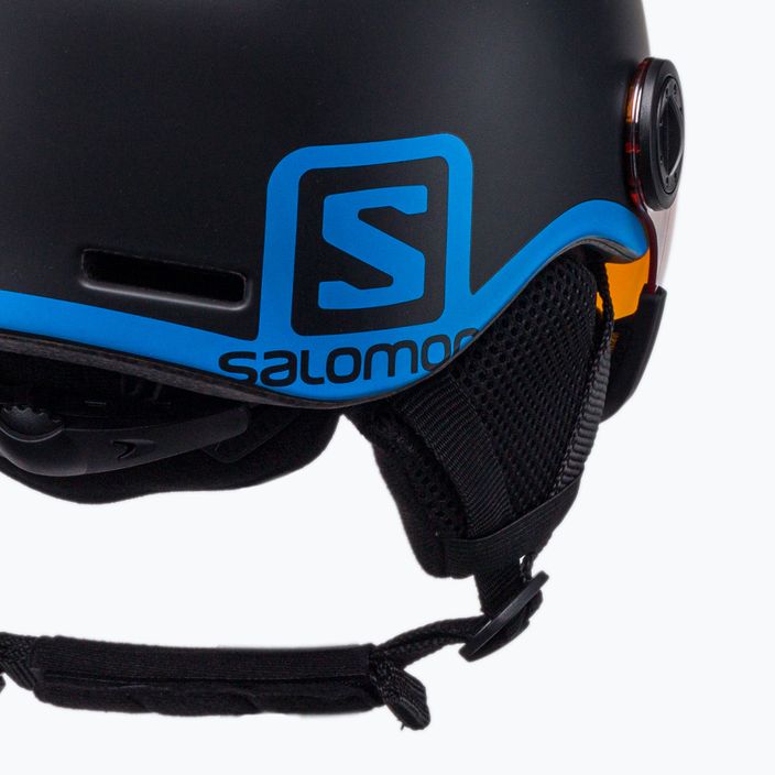 Salomon Grom Visor S2 dětská lyžařská helma černá L39916300 7