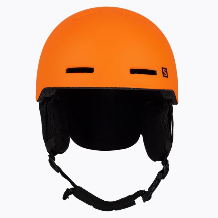 Dětská lyžařská helma Salomon Grom oranžová L40836500 2
