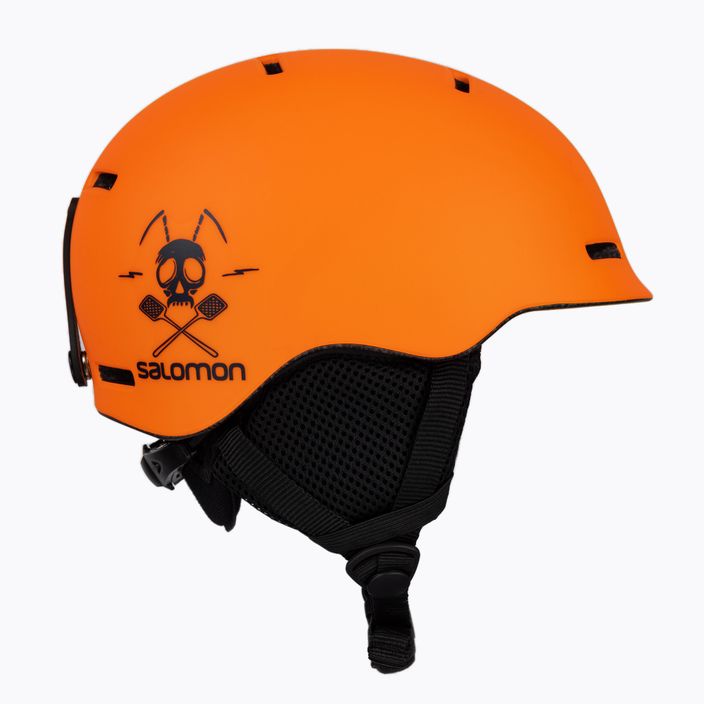 Dětská lyžařská helma Salomon Grom oranžová L40836500 4