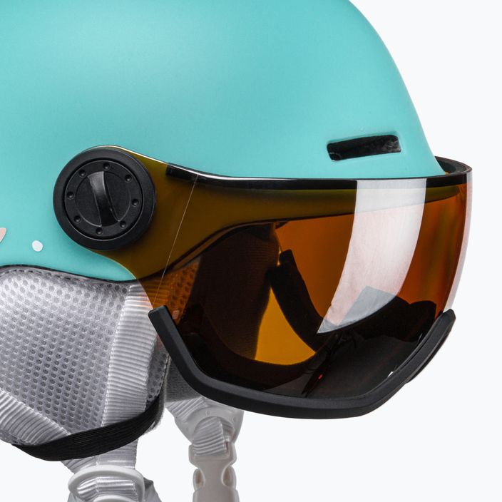 Dětská lyžařská helma Salomon Grom Visor S2 modrá L40837000 6