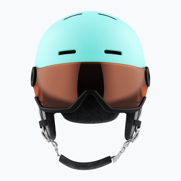 Dětská lyžařská helma Salomon Grom Visor S2 modrá L40837000 10