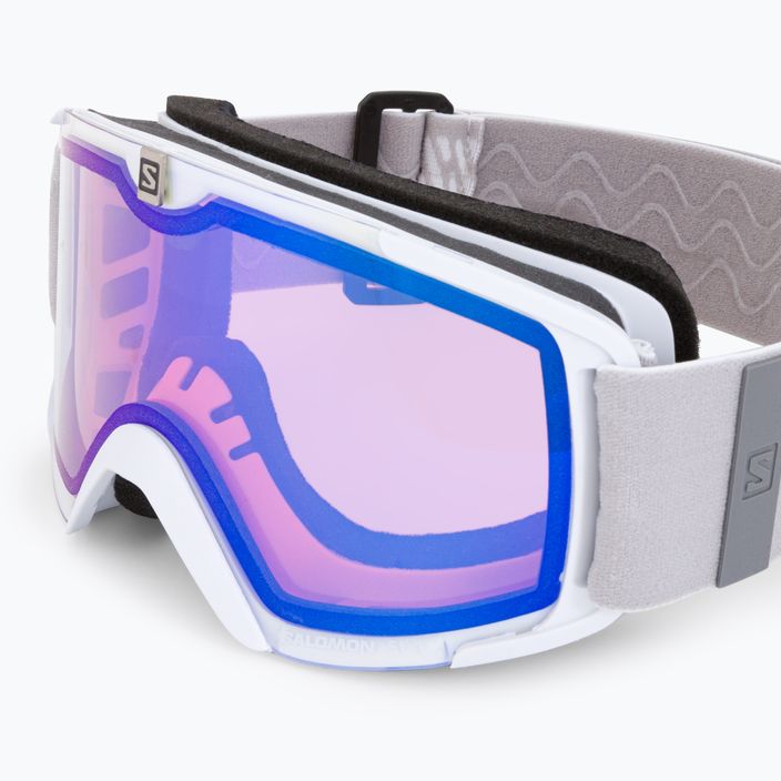 Lyžařské brýle Salomon Xview Photo S1-S3 White/Blue L40844200 5