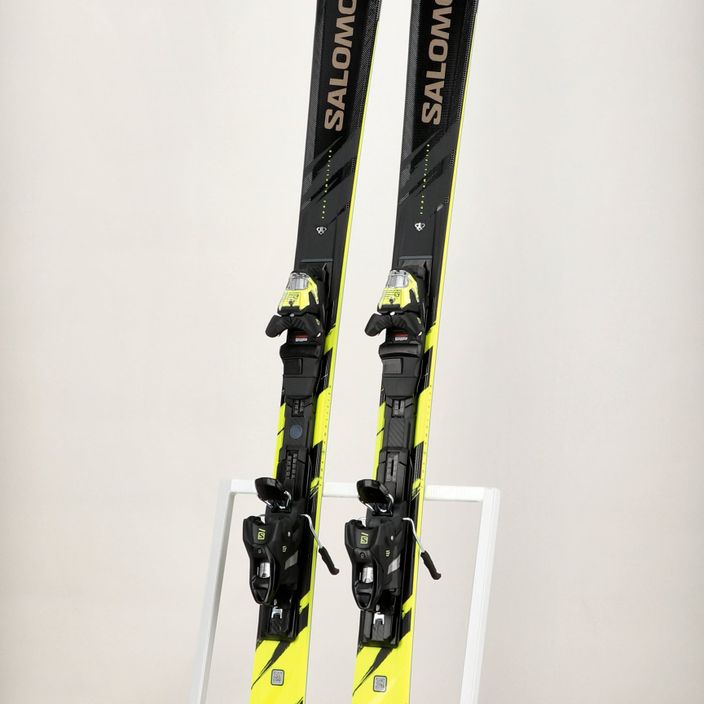 Sjezdové lyže Salomon S/Max 8 XT + M11 GW black/driftwood/safety yellow 12