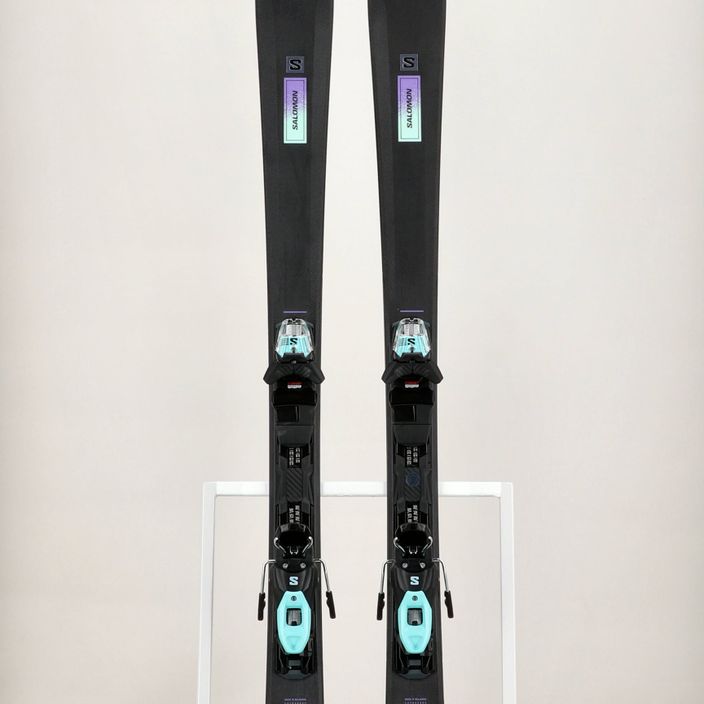 Dámské sjezdové lyže Salomon S/Max N6 XT + M10 GW black/paisley purple/beach glass 13