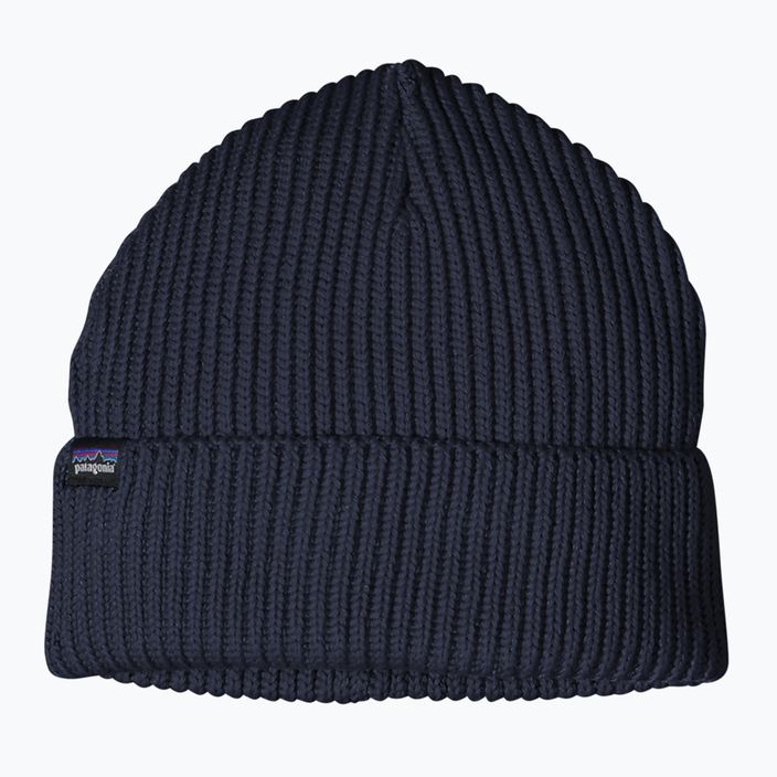 Zimní čepice Patagonia Fishermans Rolled Beanie navy blue