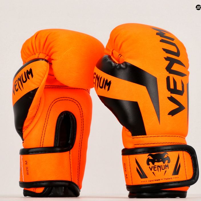 Dětské boxerské rukavice Venum Elite Boxing fluo orange 9