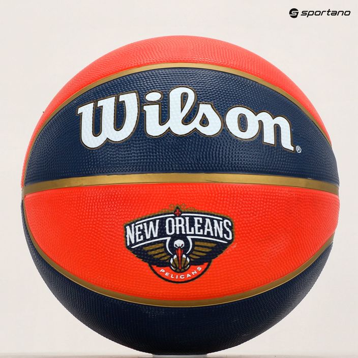 Wilson NBA Team Tribute New Orleans Pelicans basketbalový míč bordó WTB1300XBNO 7