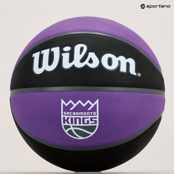 Wilson NBA Team Tribute Sacramento Kings basketbalový míč fialový WTB1300XBSAC 5