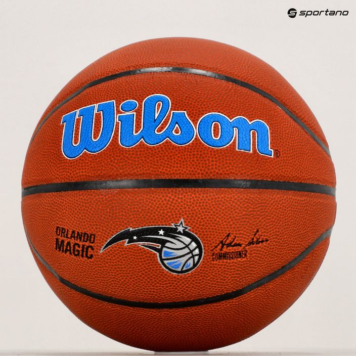 Wilson NBA Team Alliance Orlando Magic brown WTB3100XBORL basketbalový míč 6