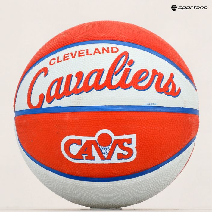 Wilson NBA Team Retro Mini Cleveland Cavaliers Basketbalový míč červený WTB3200XBCLE 5