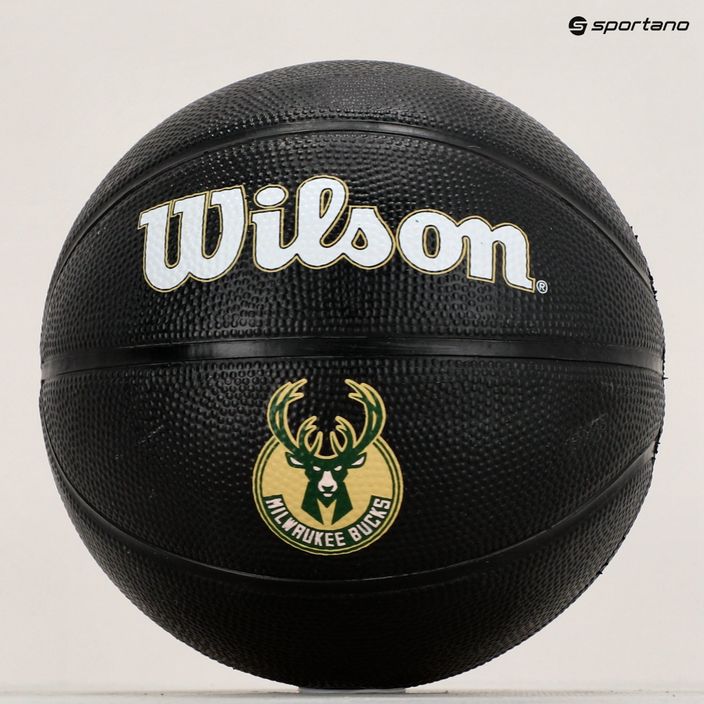Wilson NBA Team Tribute Mini Milwaukee Bucks basketbal WZ4017606XB3 velikost 3 9