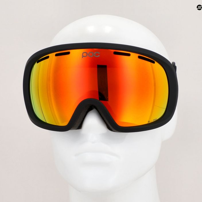 Lyžařské brýle POC Fovea uranium black/partly sunny orange 6