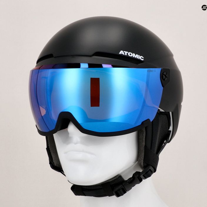 Pánská lyžařská helma ATOMIC Savor Visor Stereo černá AN500571 9