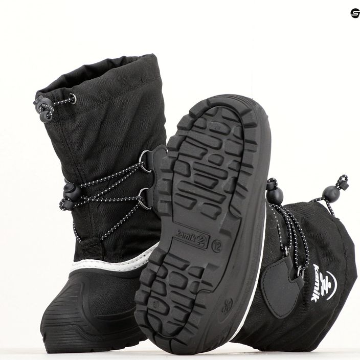 Dětské trekové boty Kamik Southpole4 black/white 10