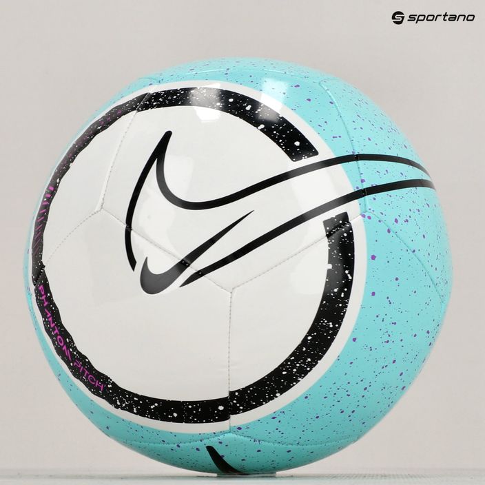Fotbalový míč Nike Phantom HO23 hyper turquoise/white/fuchsia dream/black velikost 5 5